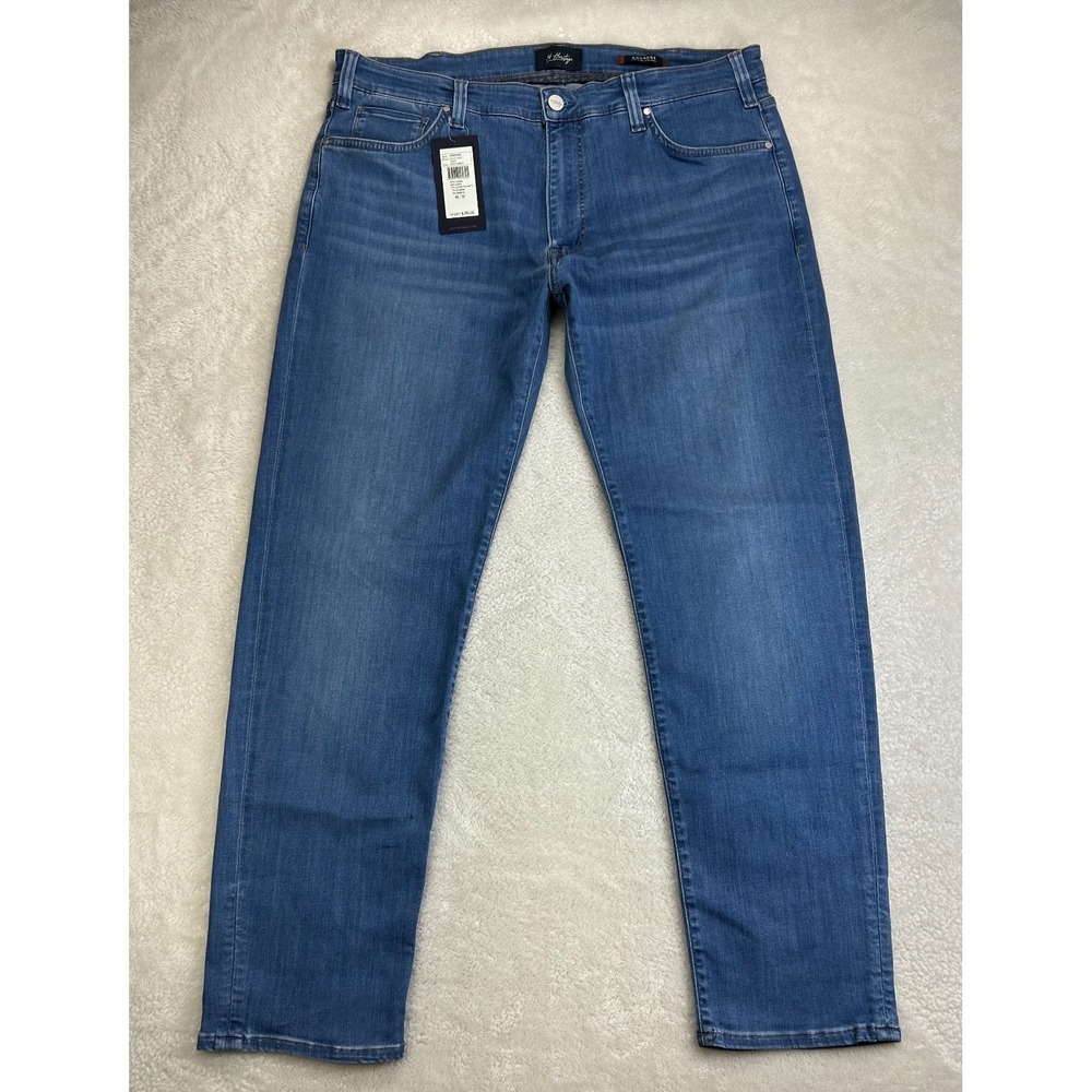 NWT 34 Heritage Courage Jeans Mens 40x32 Cloud Blue Urban Straight Leg Stretch